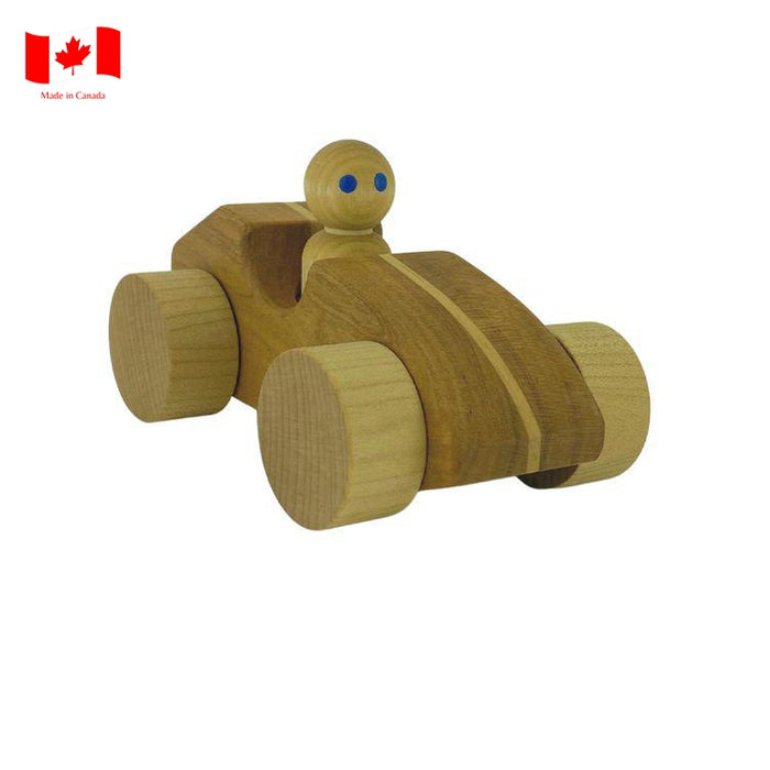 Wooden Bump Car-Simply Green Baby