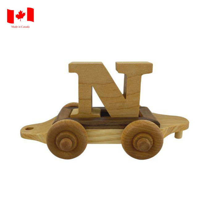 Wooden Personalized Name Train-Simply Green Baby