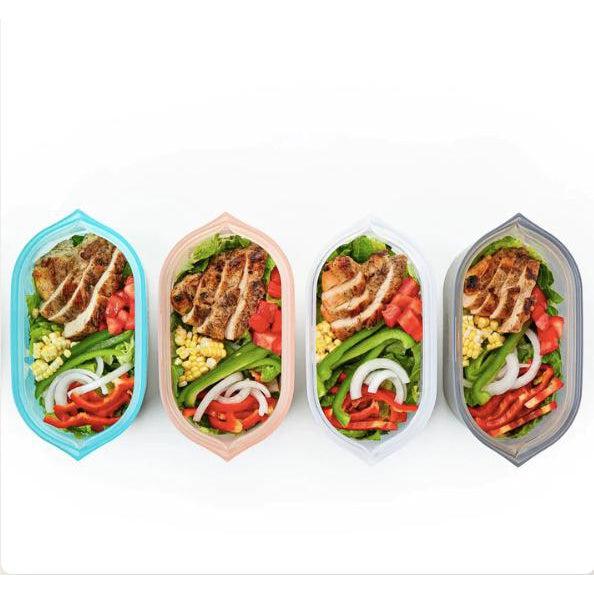 Zip Top Bag Set (2 Sandwich + Snack)-Simply Green Baby